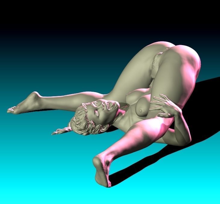 Fada Nude Female figurine for 3D printing 3D print model_2