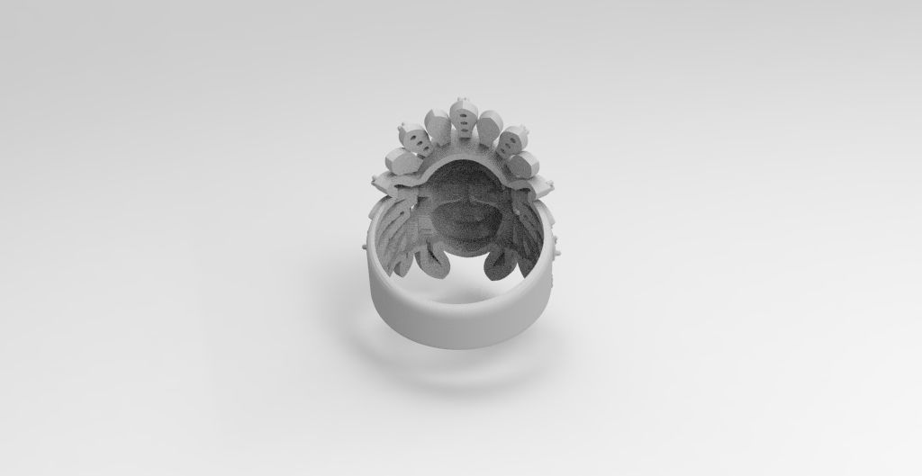 ANILLO INDIO  3D print model_2