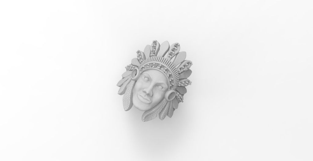 ANILLO INDIO  3D print model_3