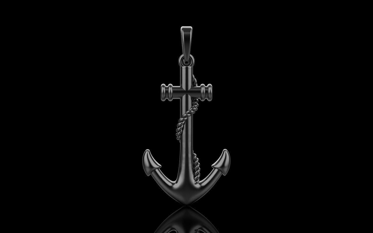 anchor pendant model 841 3D print model_17