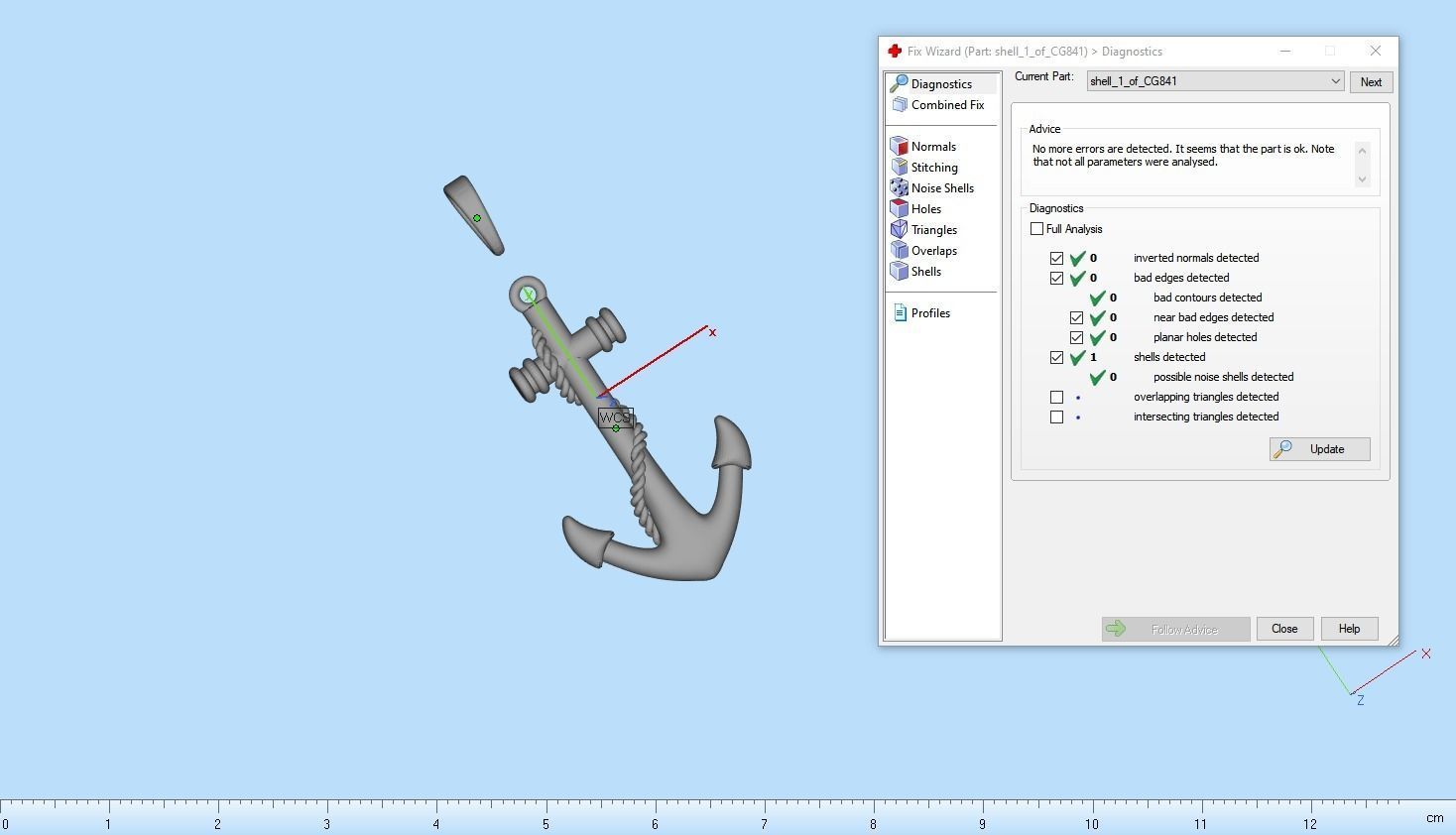 anchor pendant model 841 3D print model_5