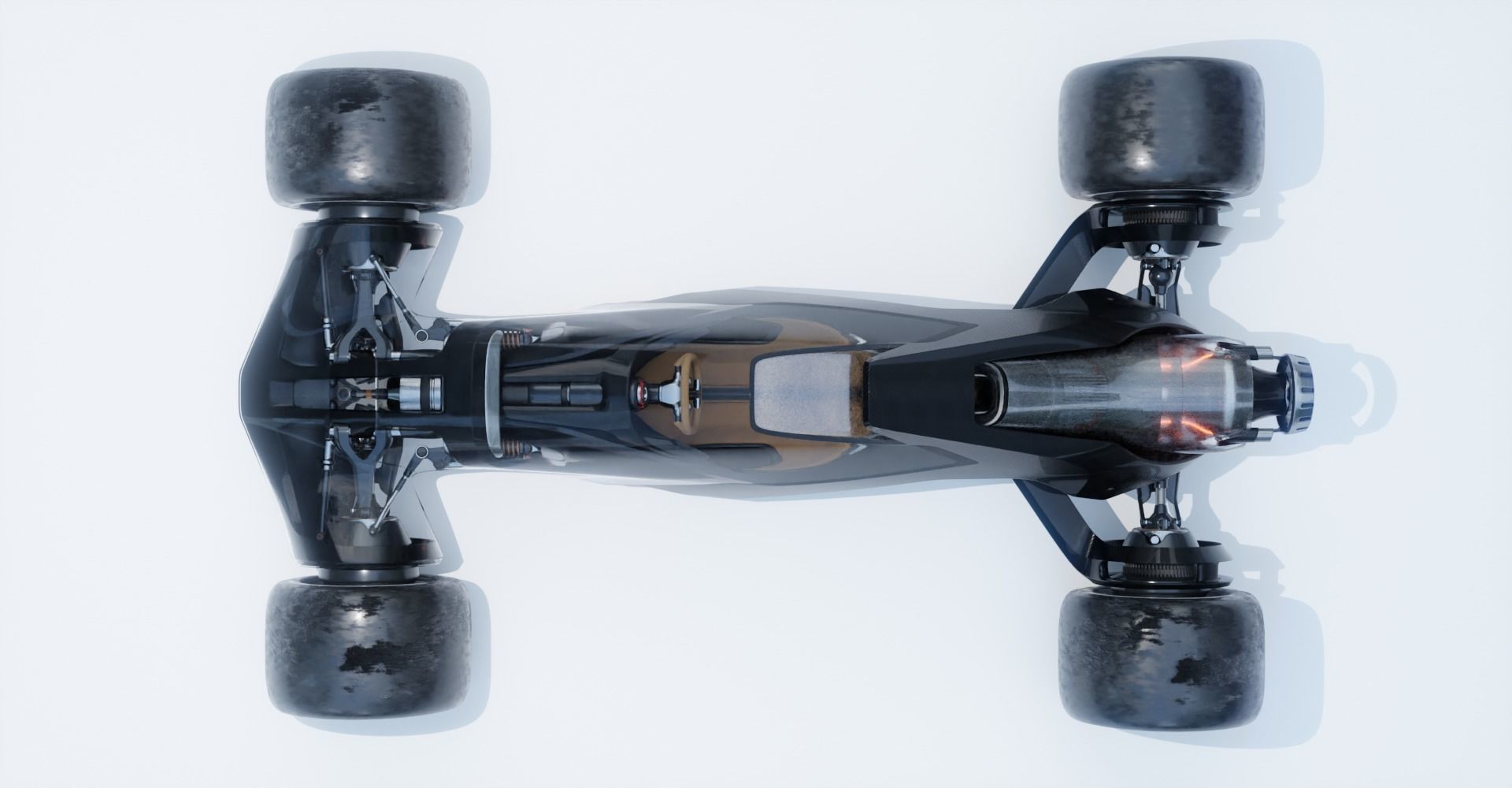 Sci fi Racecar 3D model_4