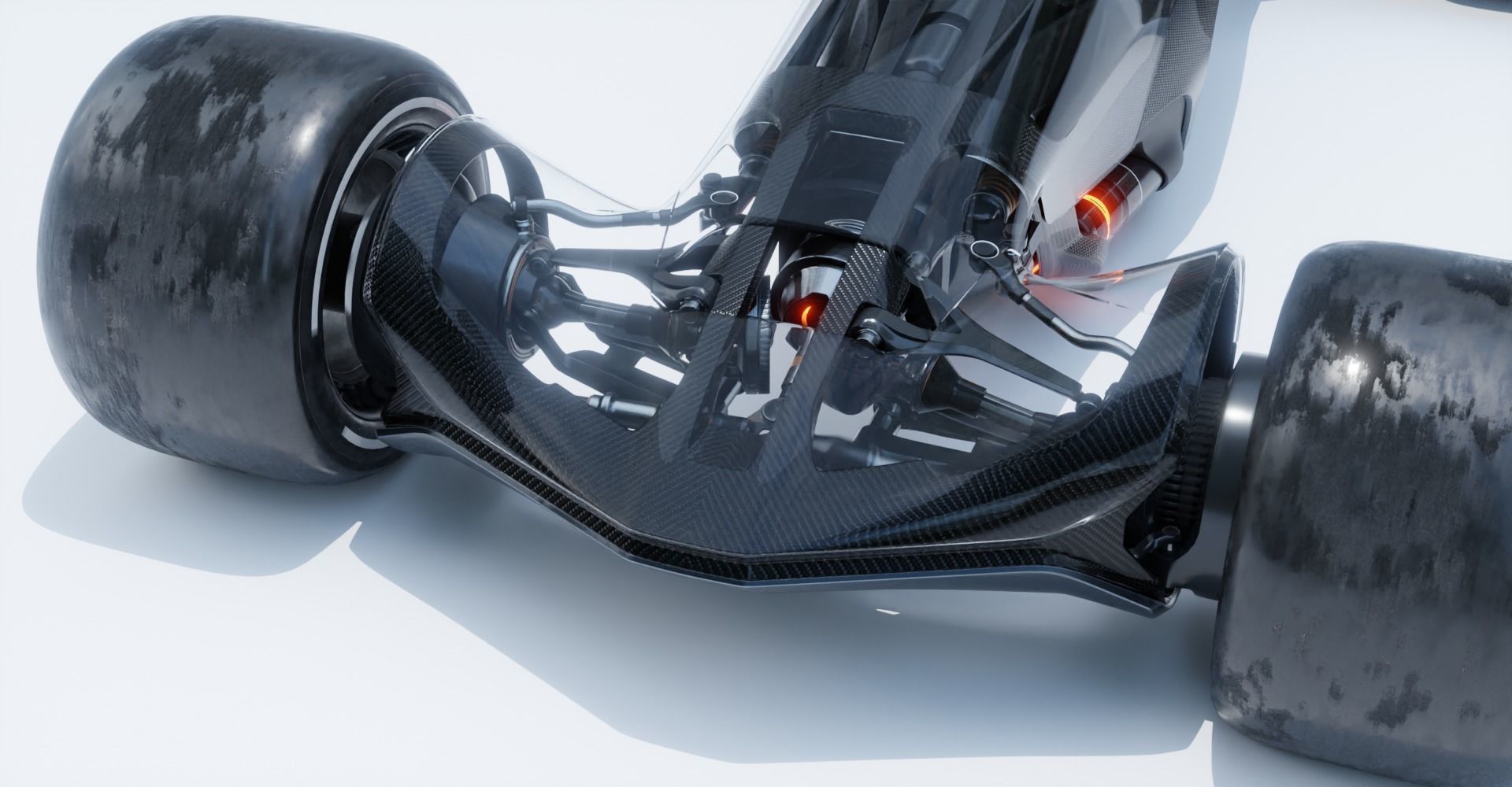 Sci fi Racecar 3D model_6