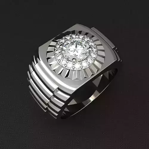Luxury mens ring
