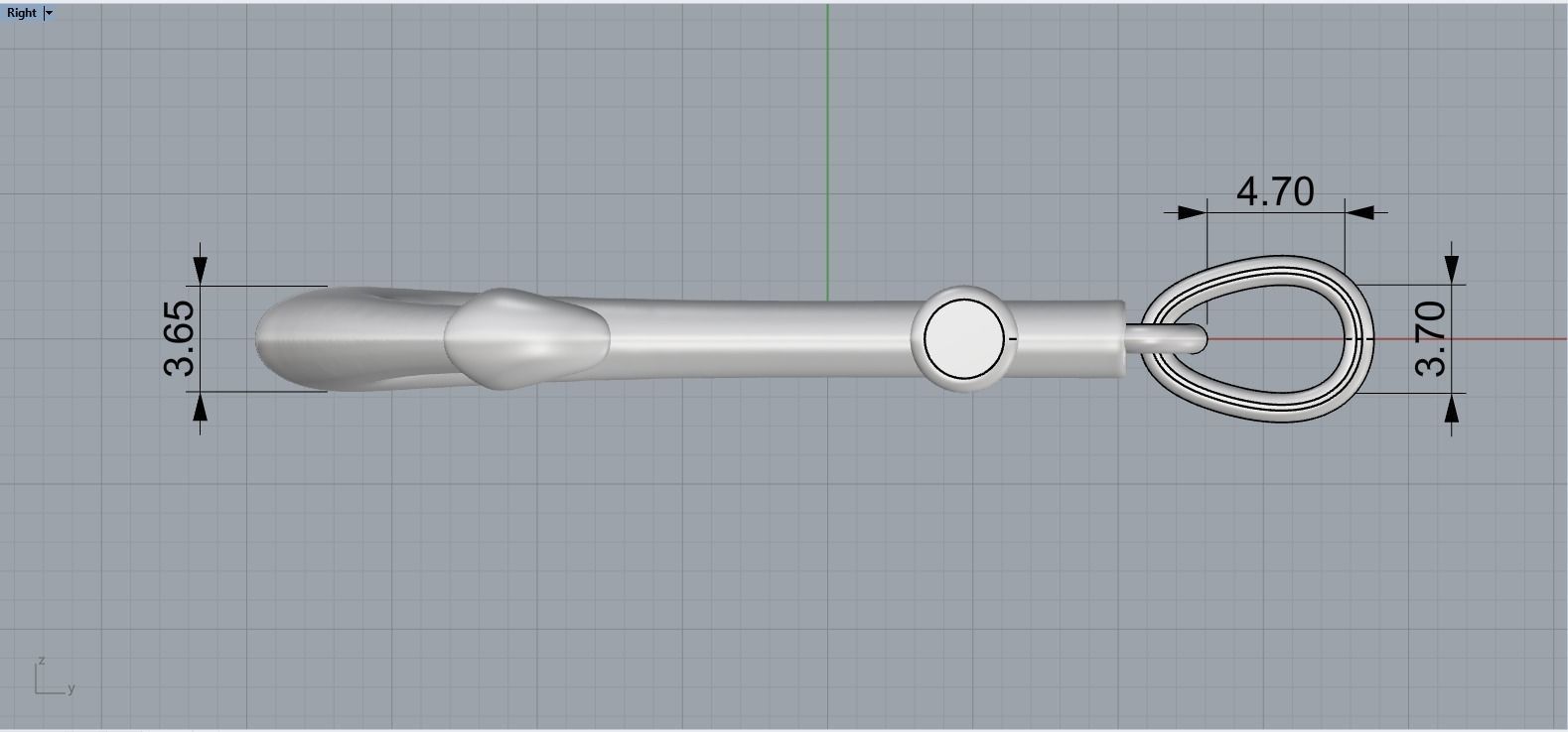 anchor pendant model 842 3D print model_13