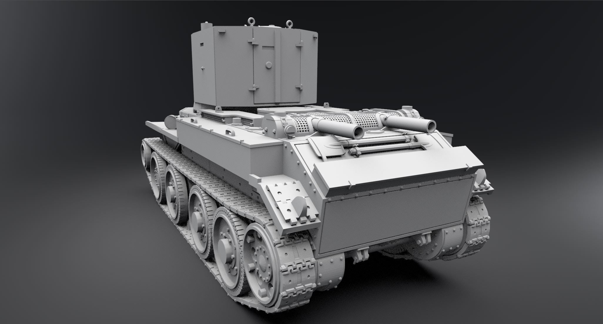 BT42 Scale model 3D print model_2