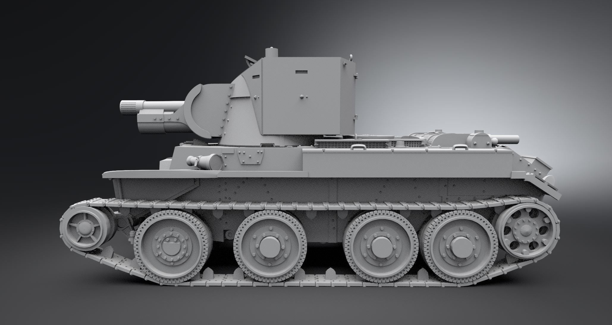 BT42 Scale model 3D print model_1