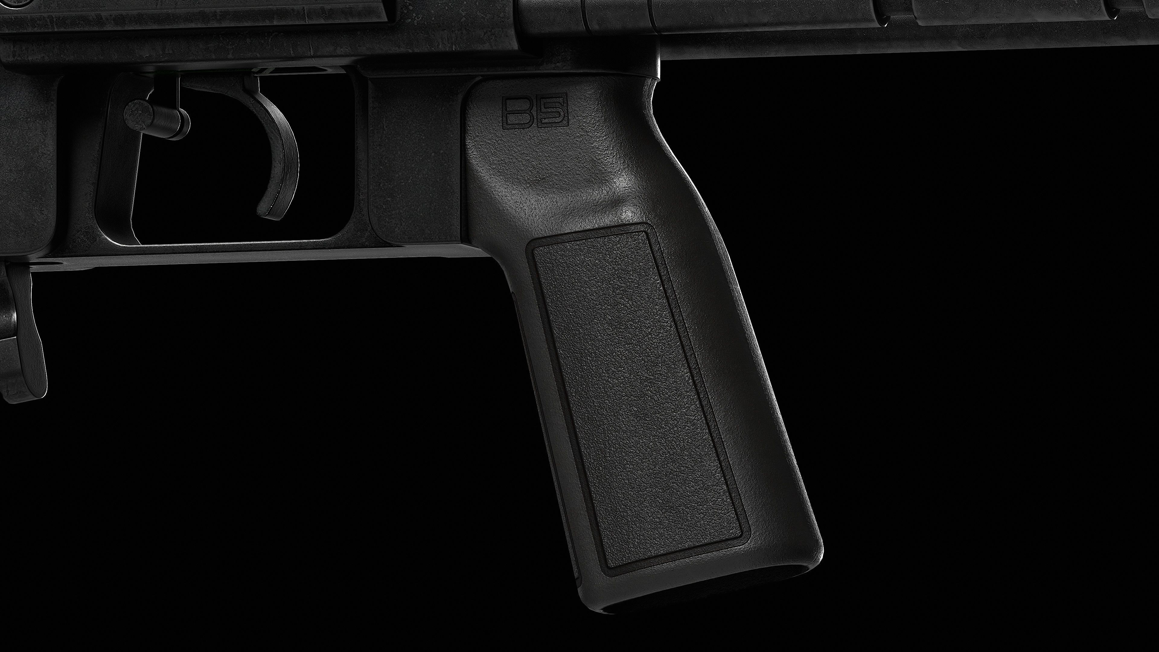 M200 Cheytac Intervention Game Ready - Sniper Low-poly 3D model_11