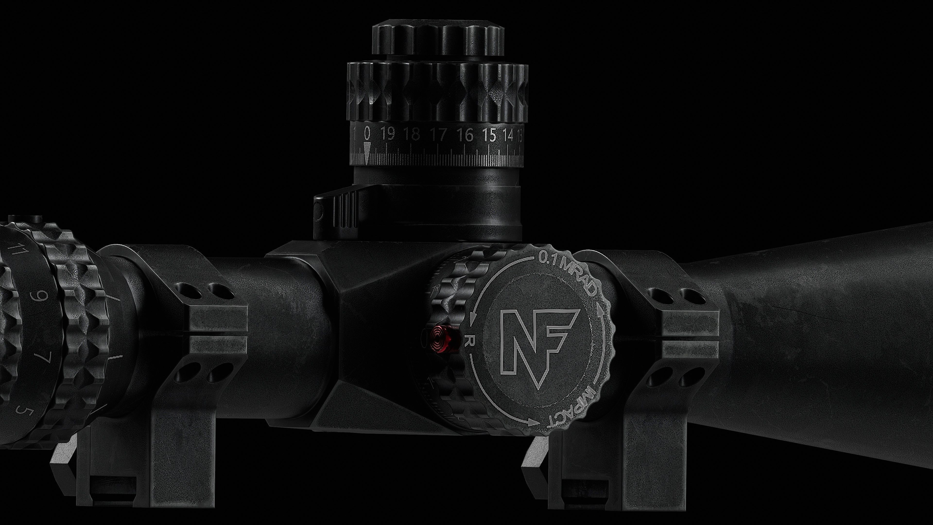 M200 Cheytac Intervention Game Ready - Sniper Low-poly 3D model_19