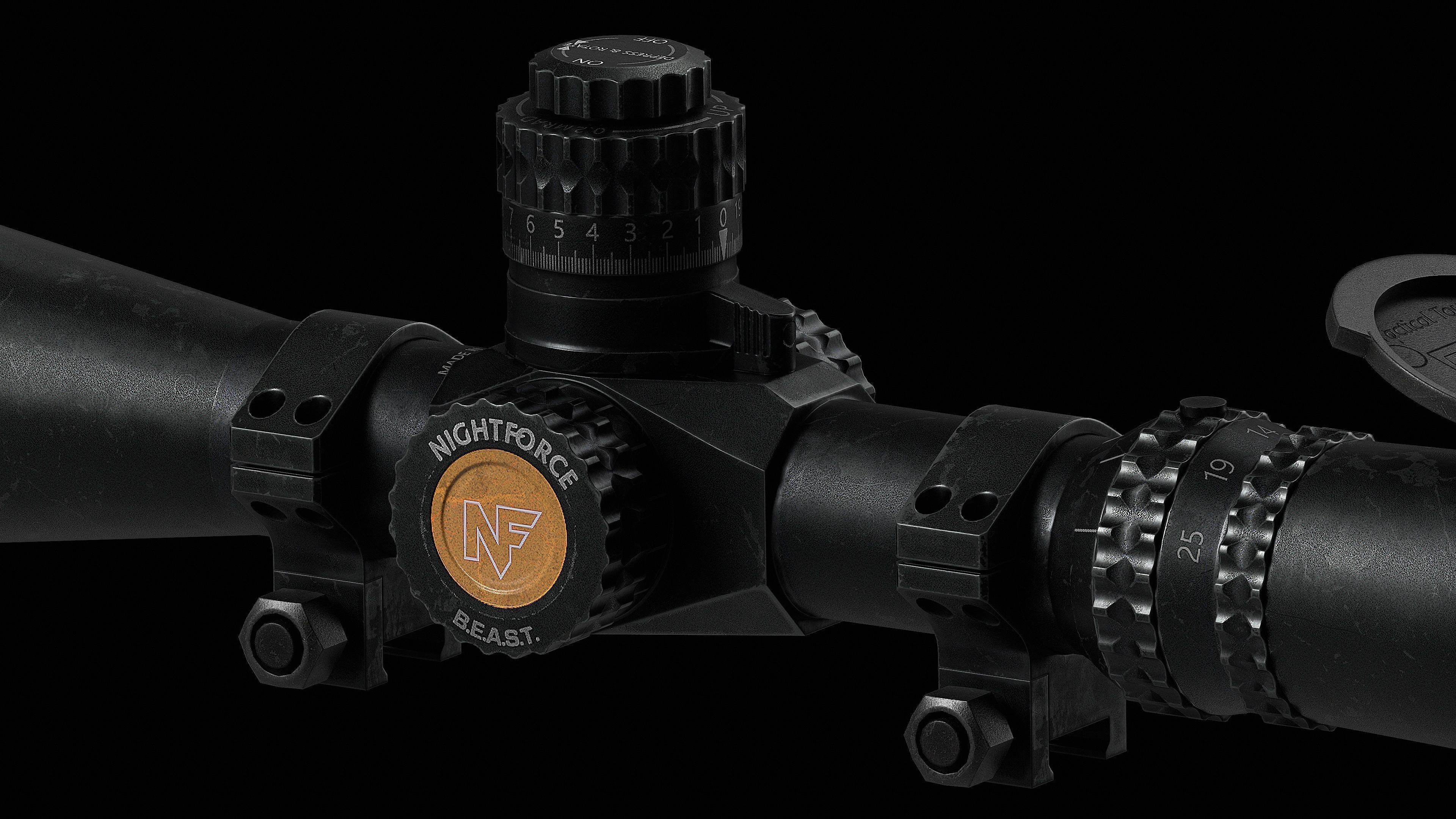 M200 Cheytac Intervention Game Ready - Sniper Low-poly 3D model_21