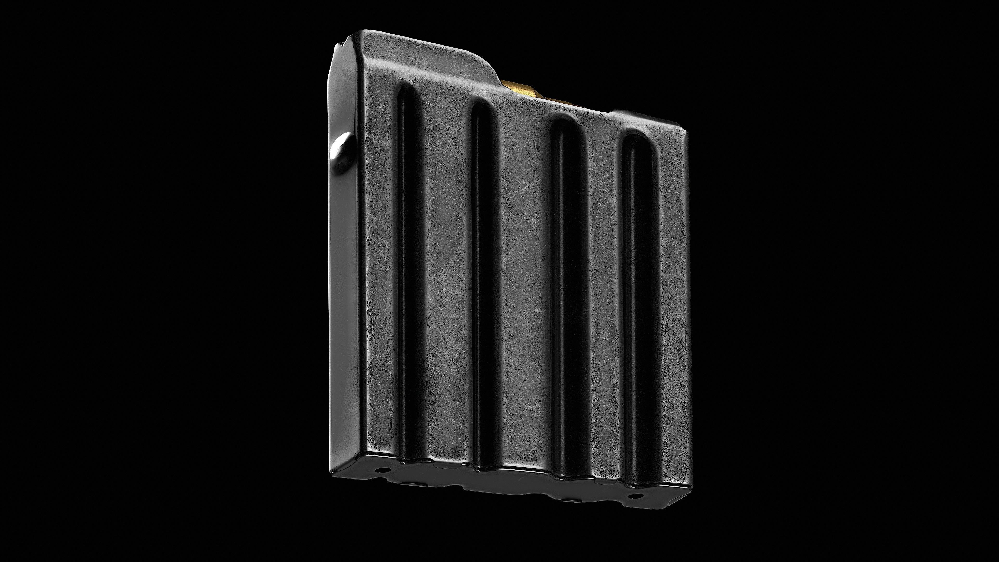 M200 Cheytac Intervention Game Ready - Sniper Low-poly 3D model_9