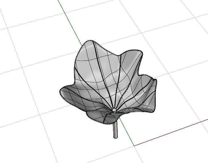 Big Flower decor 3D model_1