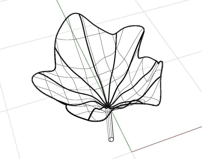 Big Flower decor 3D model_2