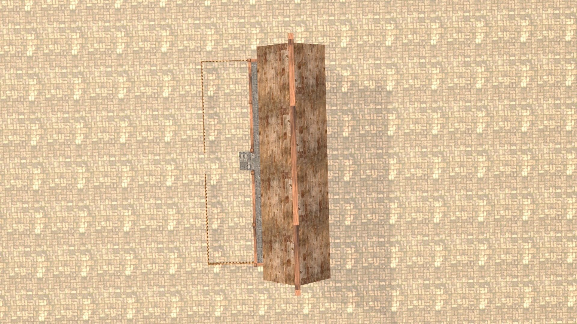 Medieval house thirteen 4 Low-poly 3D model_14