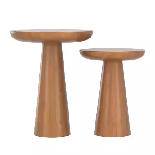 Short Mushroom Coffee and Side Table