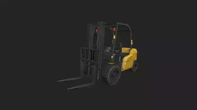Forklift 3D Model 001