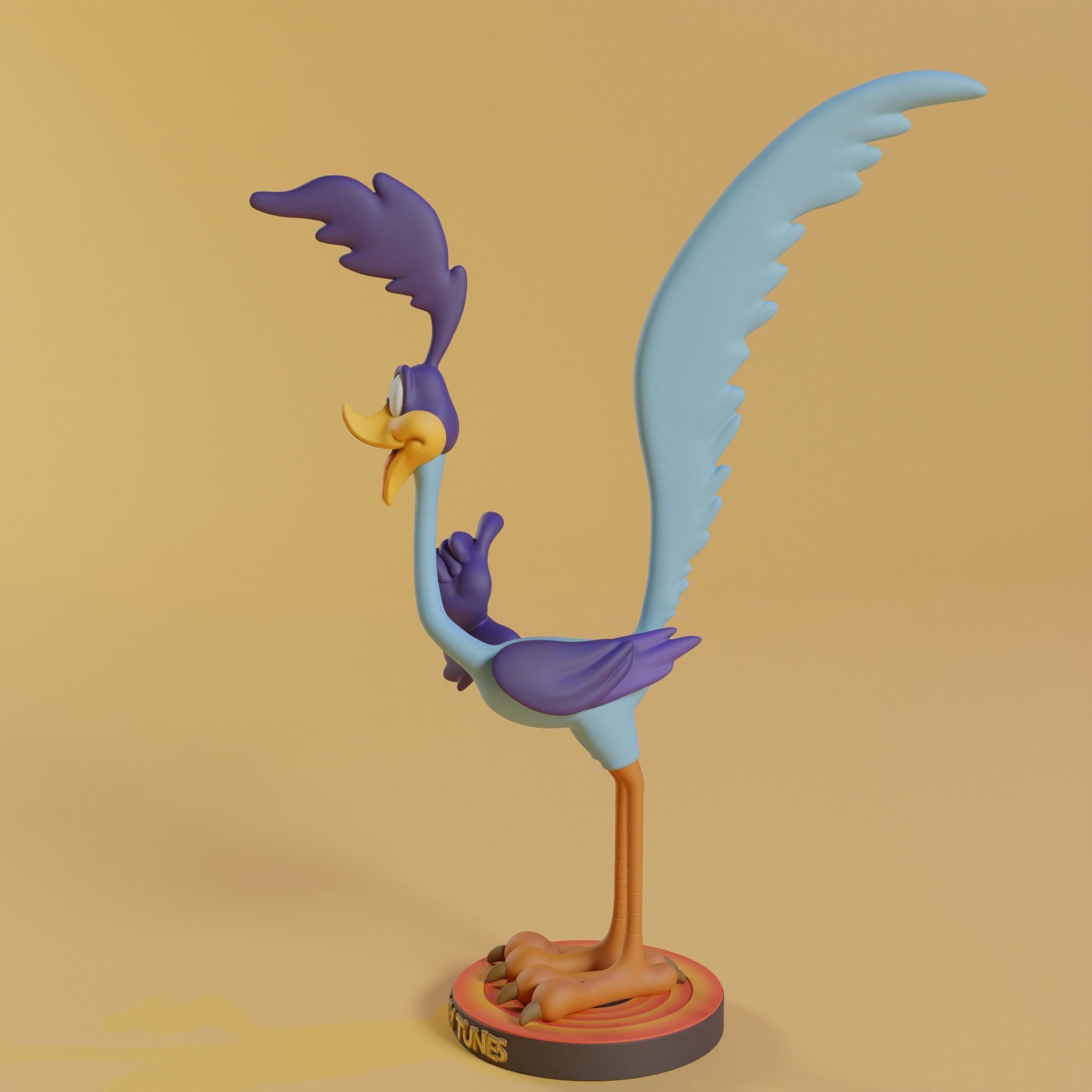 Road Runner  3D print model_2