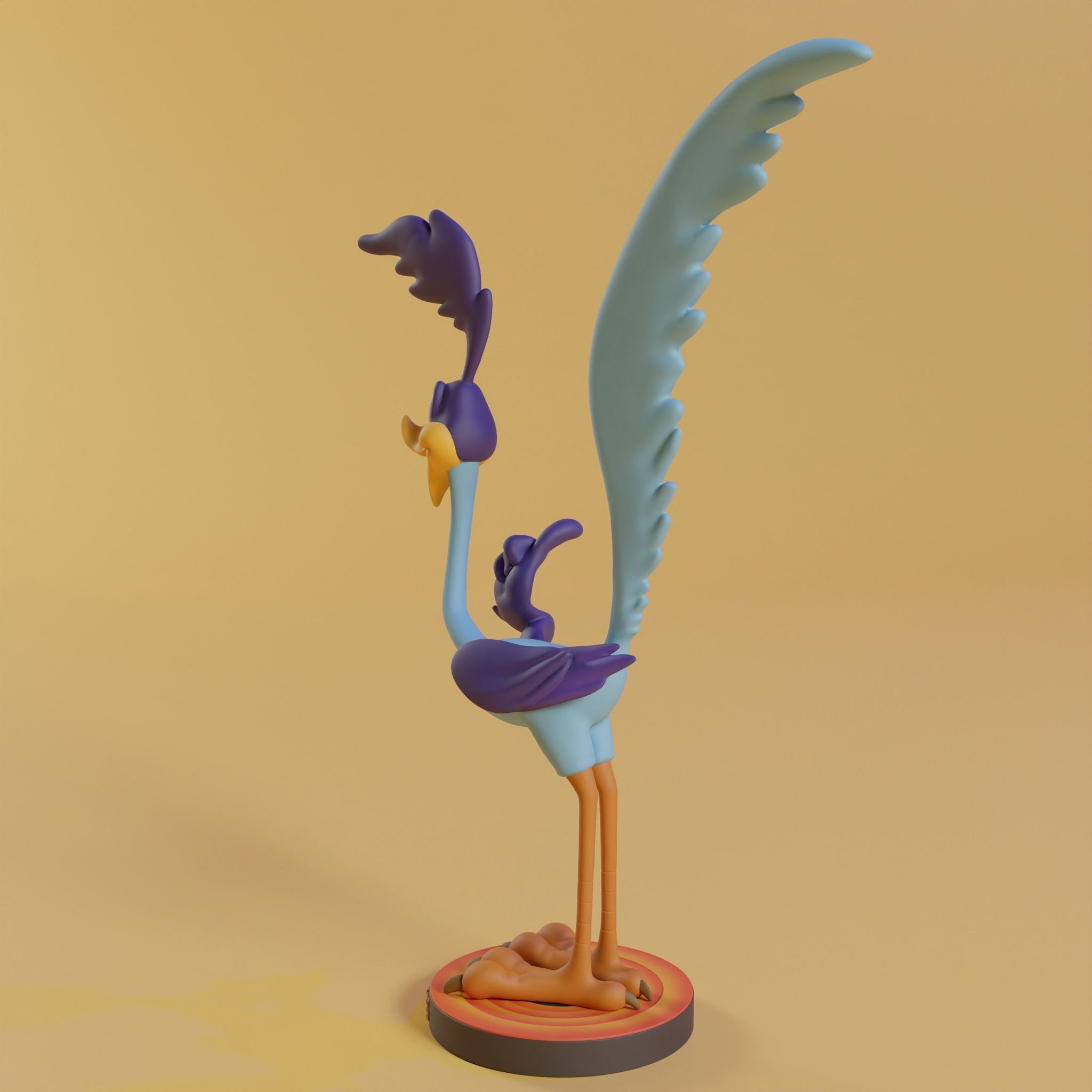 Road Runner  3D print model_4