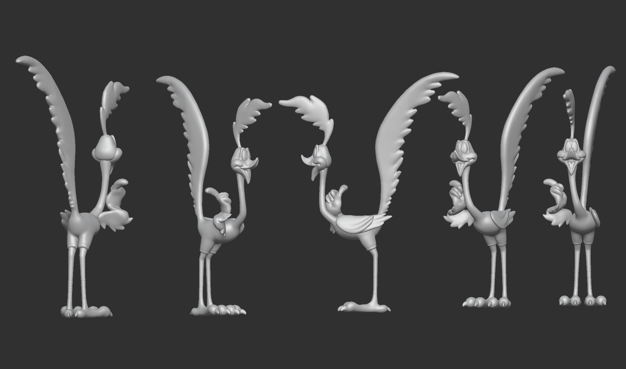 Road Runner  3D print model_5