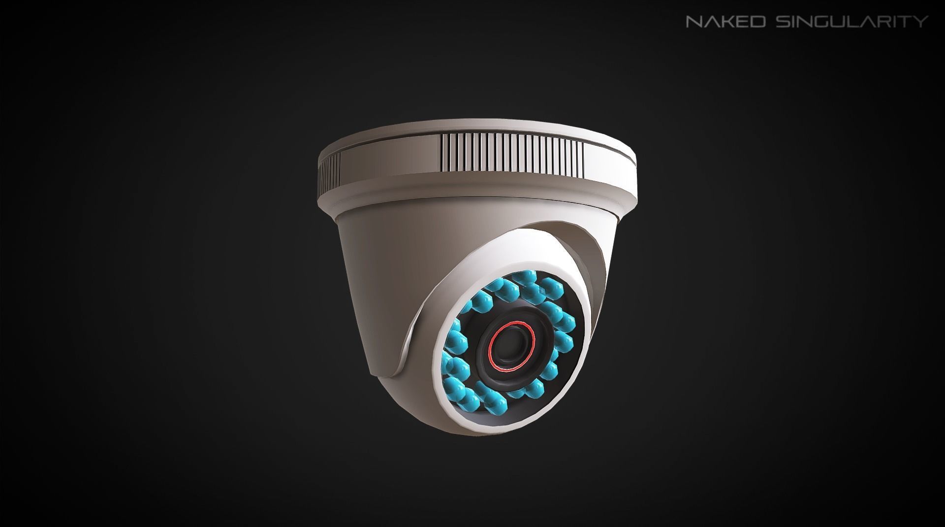 Security Camera - Appliance Electronic Lowpoly Low-poly 3D model_7