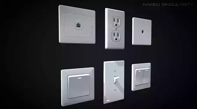 Electrical Outlet Switch Pack Electronic