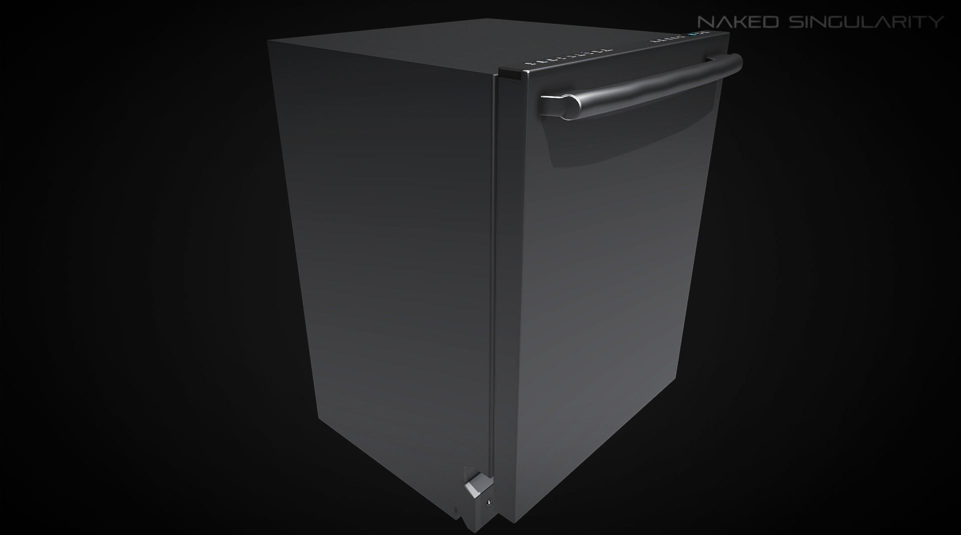 Dish washer - Appliance - Electronic Lowpoly Low-poly 3D model_3