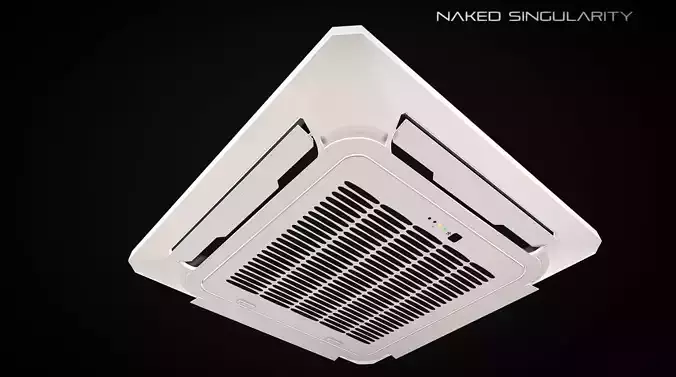 Cassette air conditioner - Appliance Electronic Low-poly 3D model