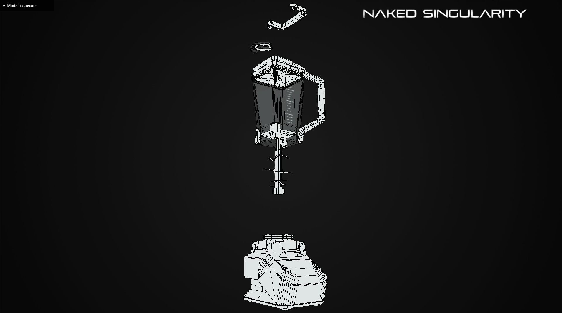 Blender - Appliance Electronic Lowpoly Low-poly 3D model_6