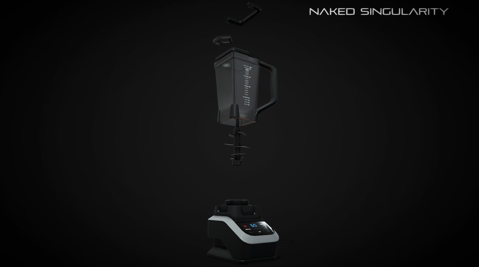 Blender - Appliance Electronic Lowpoly Low-poly 3D model_5