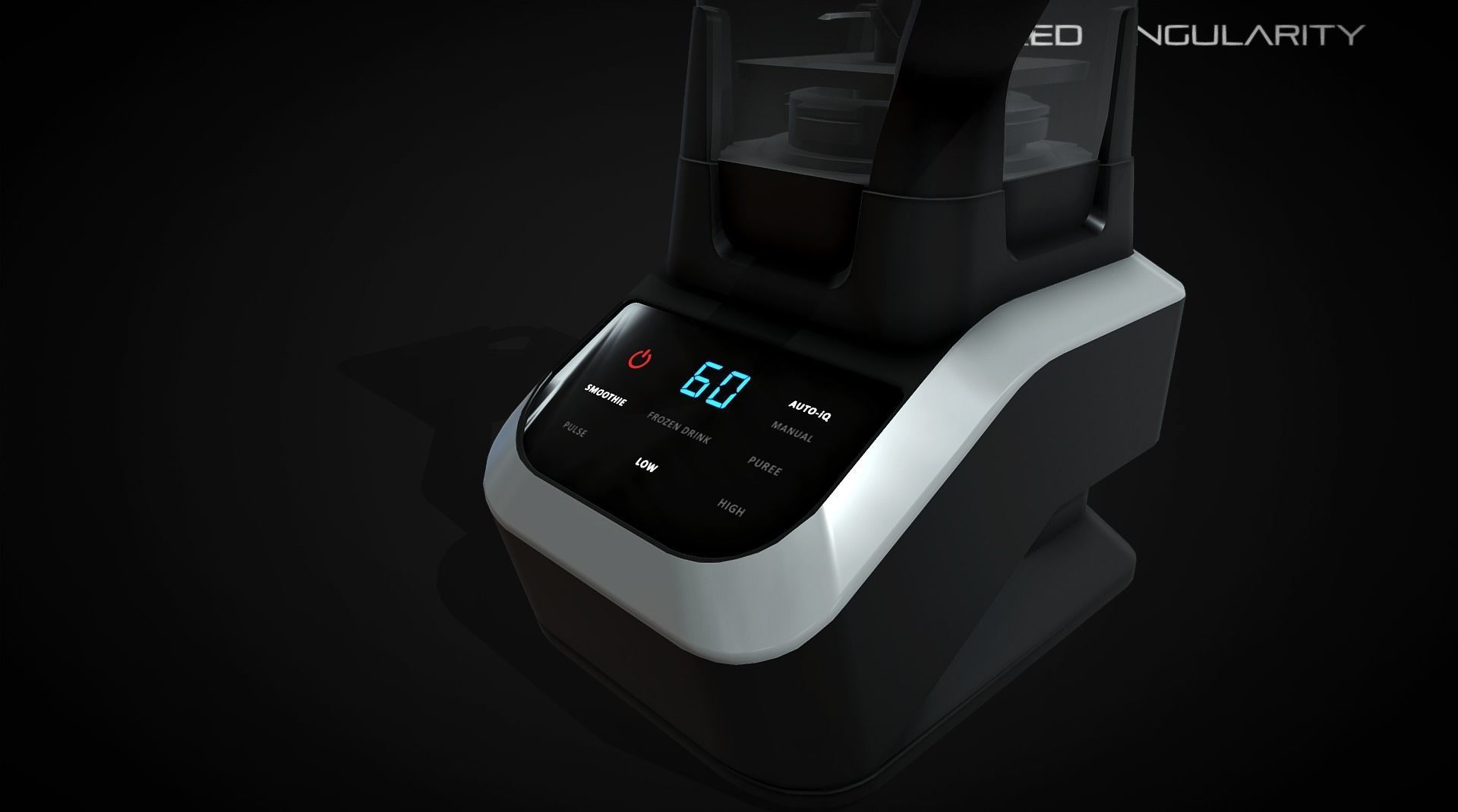 Blender - Appliance Electronic Lowpoly Low-poly 3D model_8