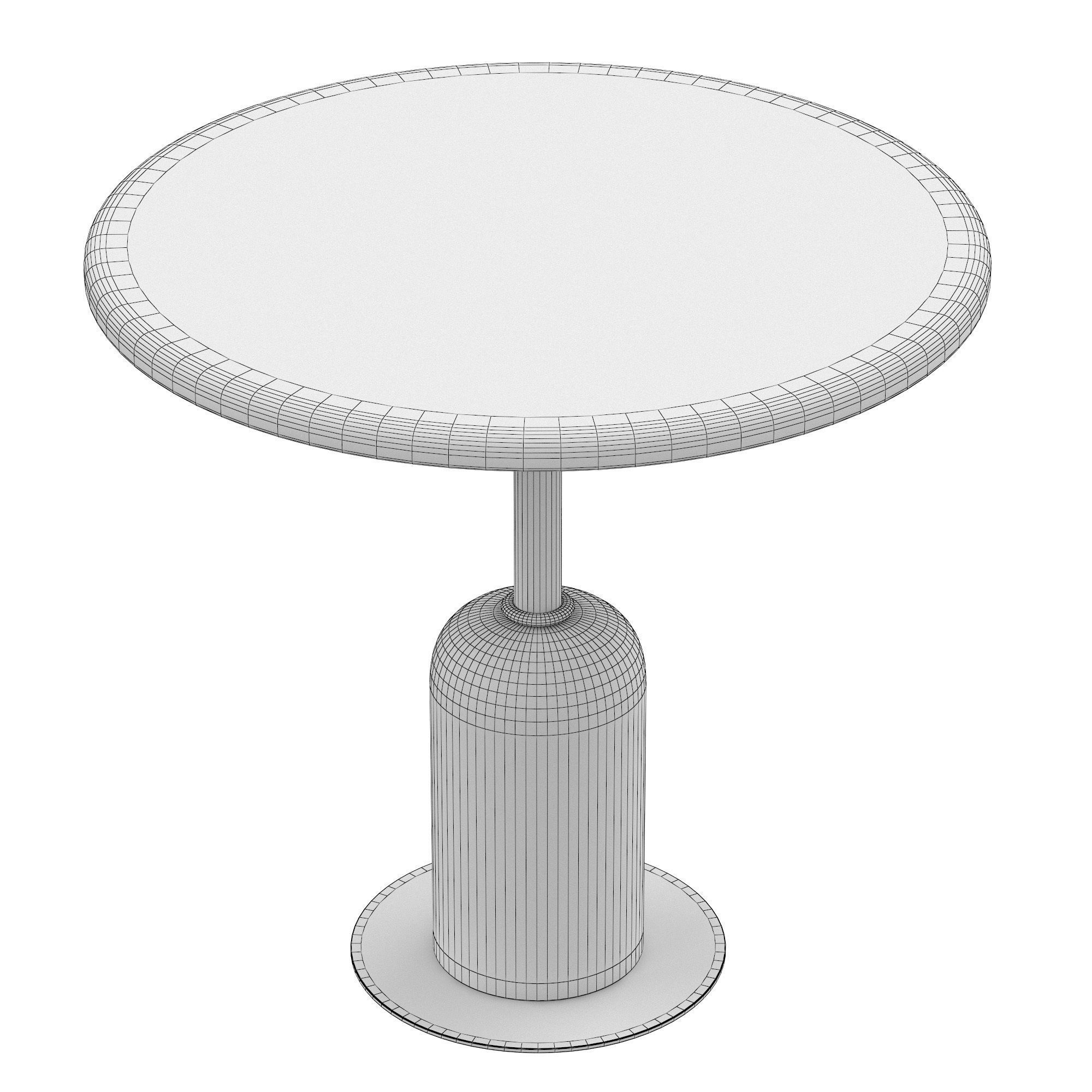 Willow coffee table 3D model_4