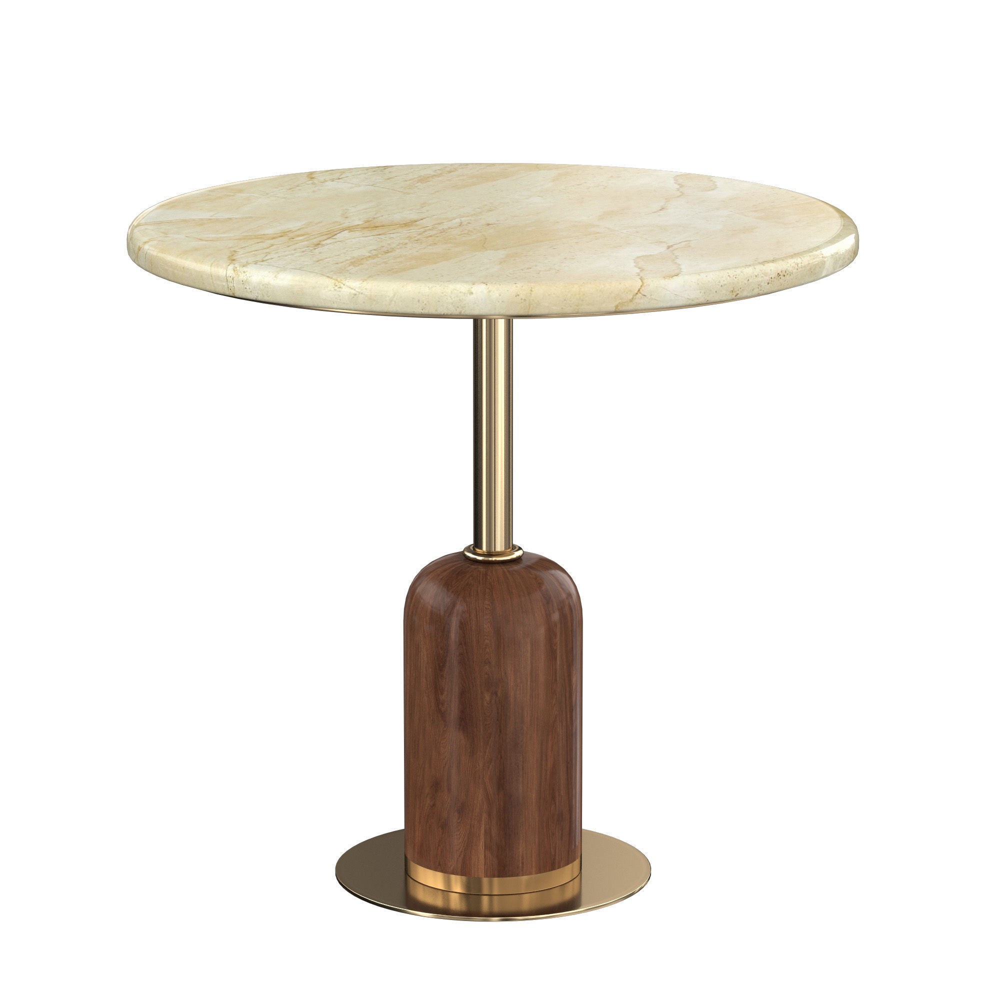 Willow coffee table 3D model_1