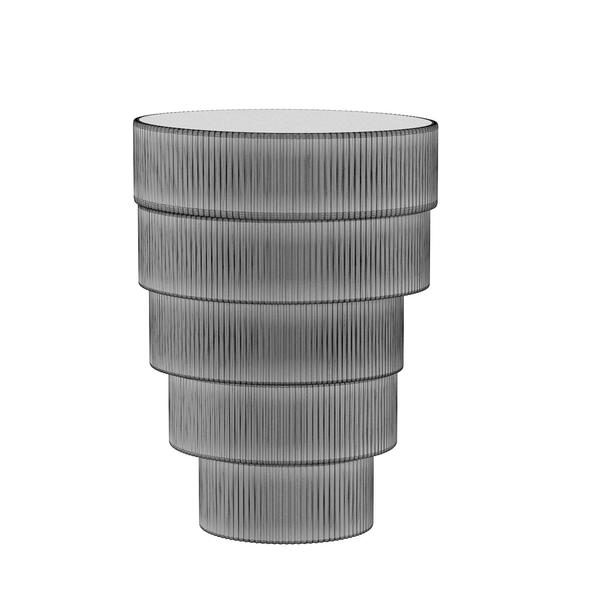 Blanche Jelly Elna Side Table 3D model_4