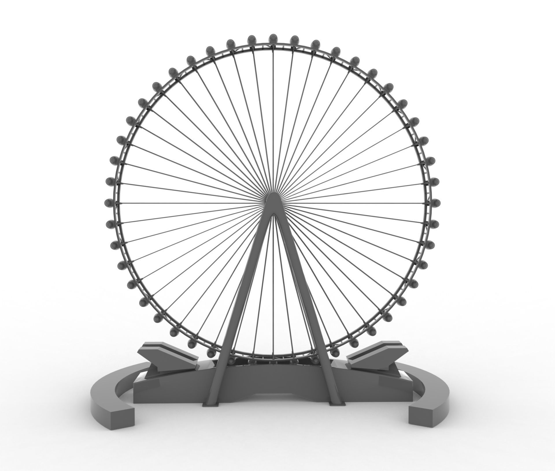 Ain Dubai 3D print model_2