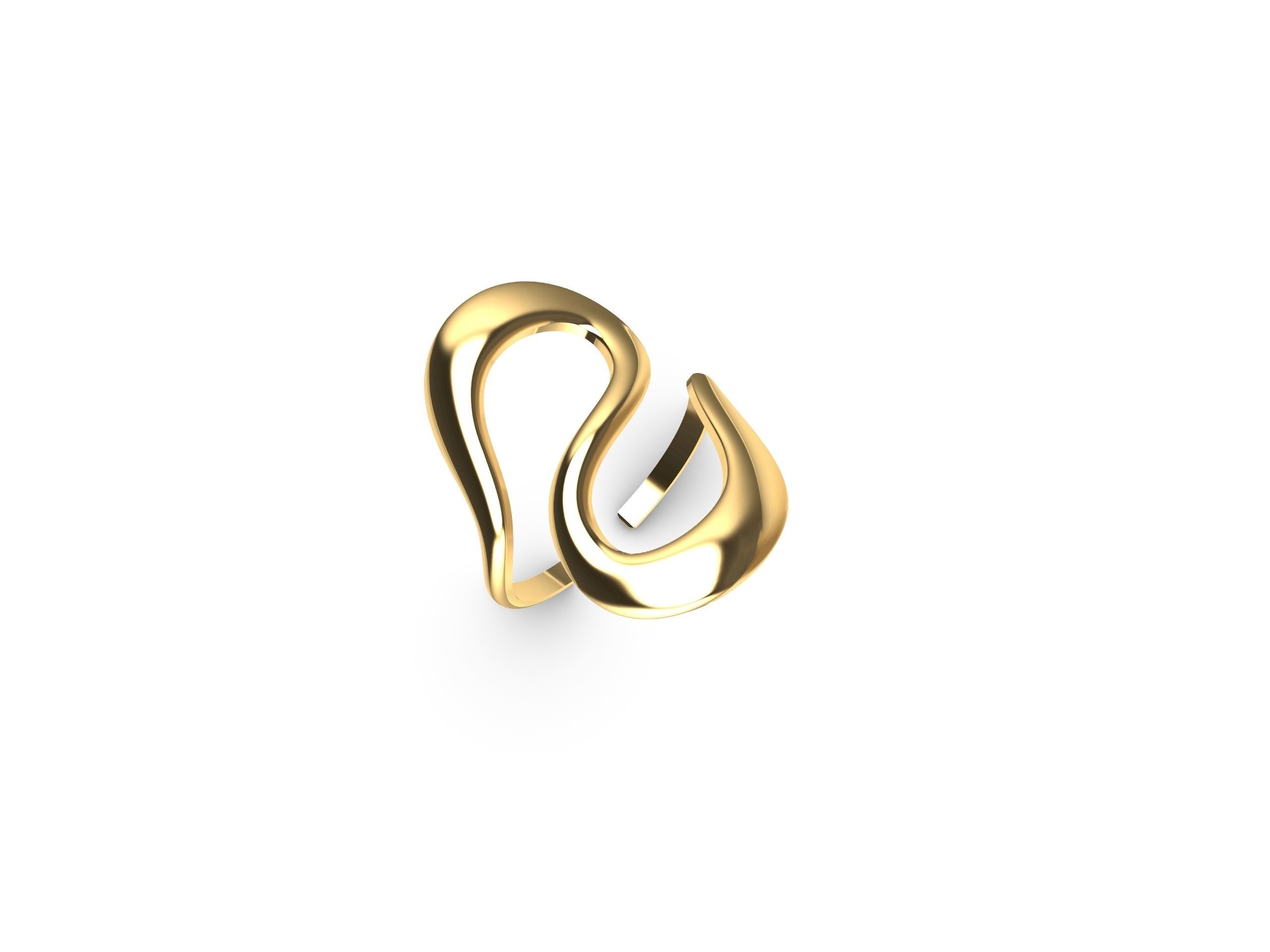 Adjustable Ring S 3D print model_1