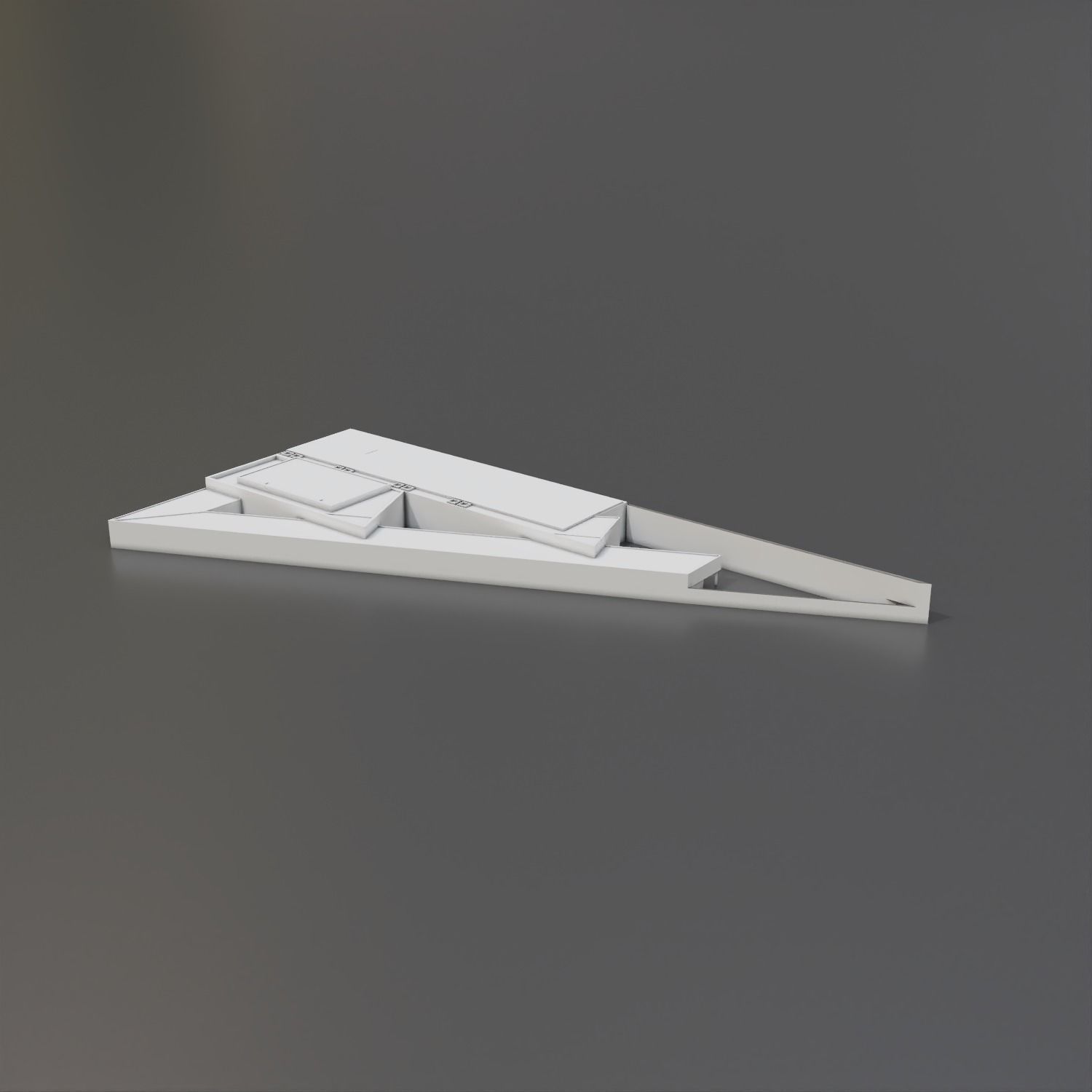 The Nuclear and Caithness Archive modern building Low-poly 3D model_13