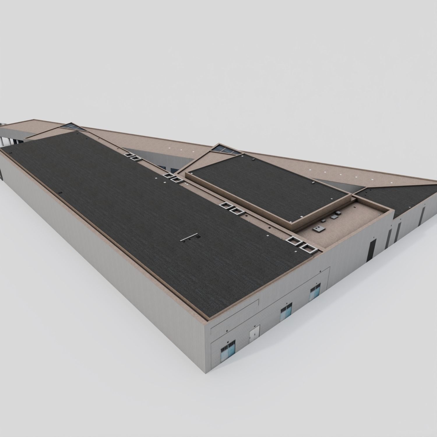 The Nuclear and Caithness Archive modern building Low-poly 3D model_6