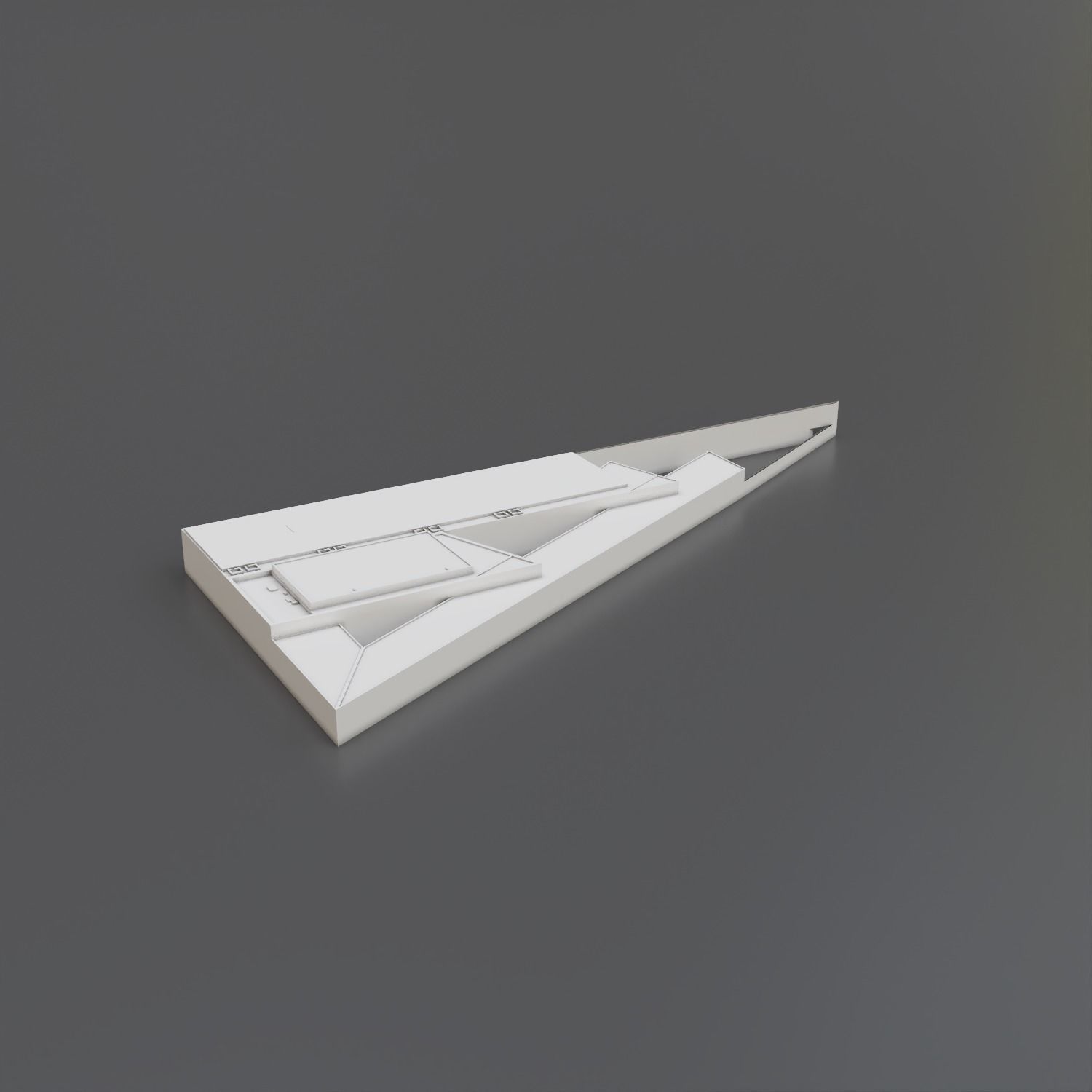 The Nuclear and Caithness Archive modern building Low-poly 3D model_12