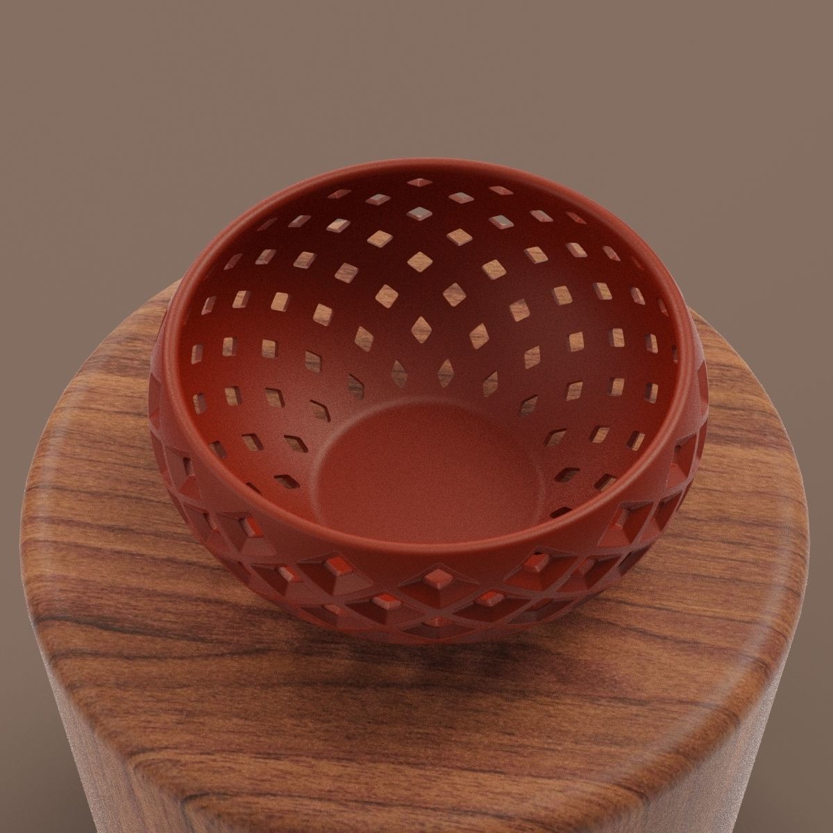 Fruit Basket 3D print model_1