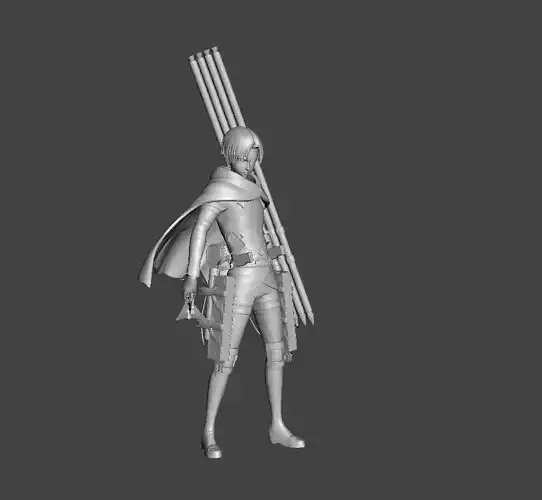 Levi Ackerman 3D Model 3D print model