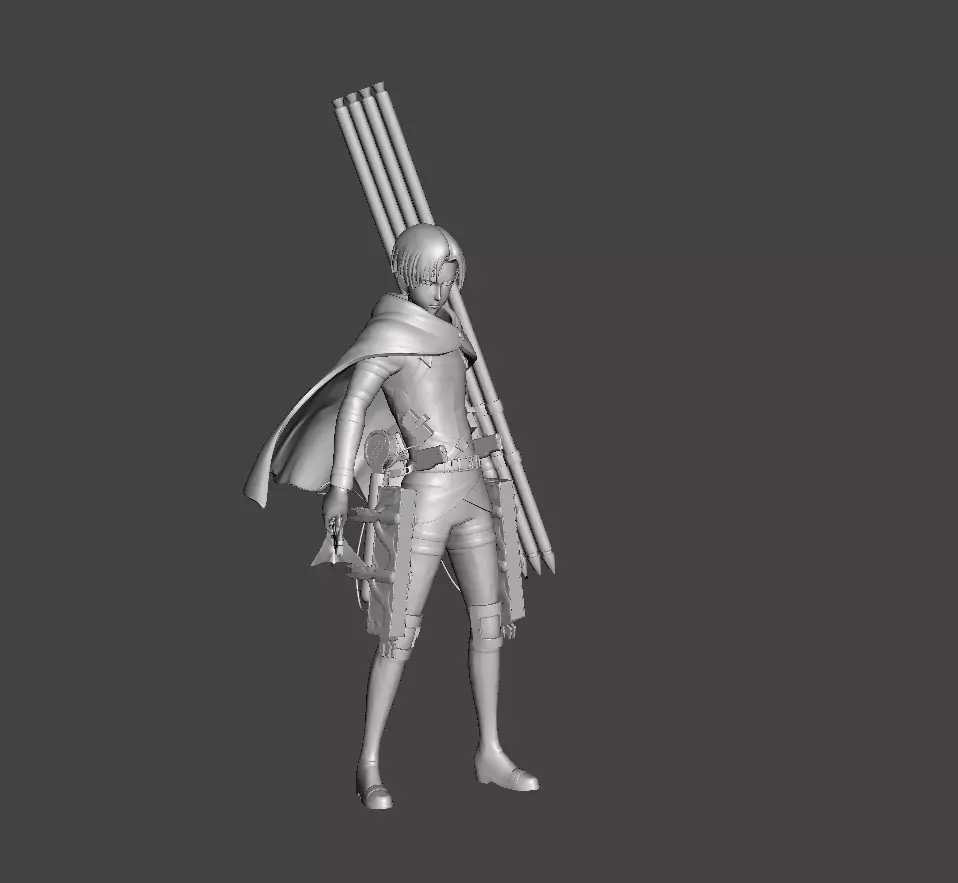 Levi Ackerman 3D Model 3D print model_0