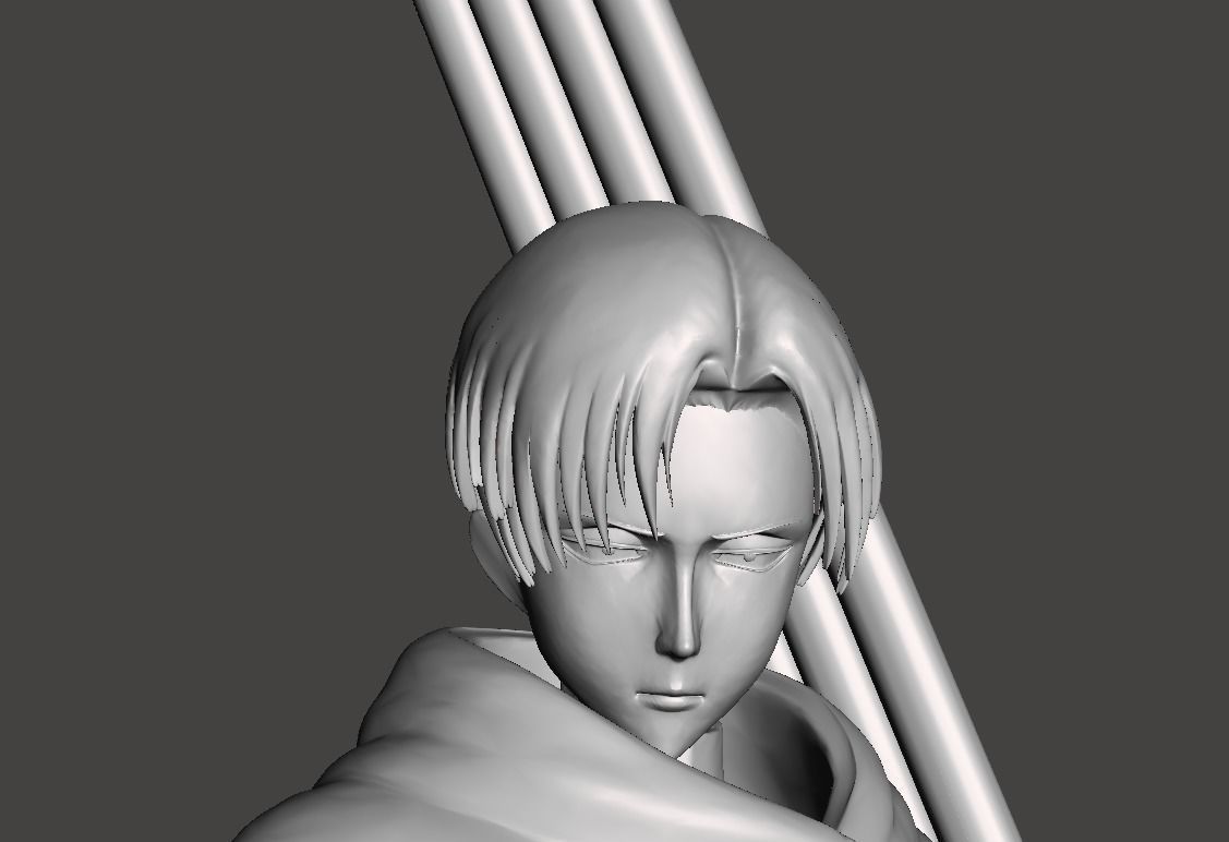 Levi Ackerman 3D Model 3D print model_2