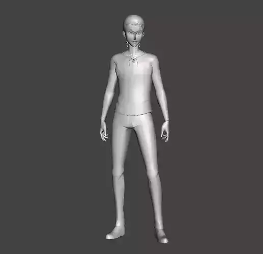Eren Yeager before timeskip 3D Model 3D print model