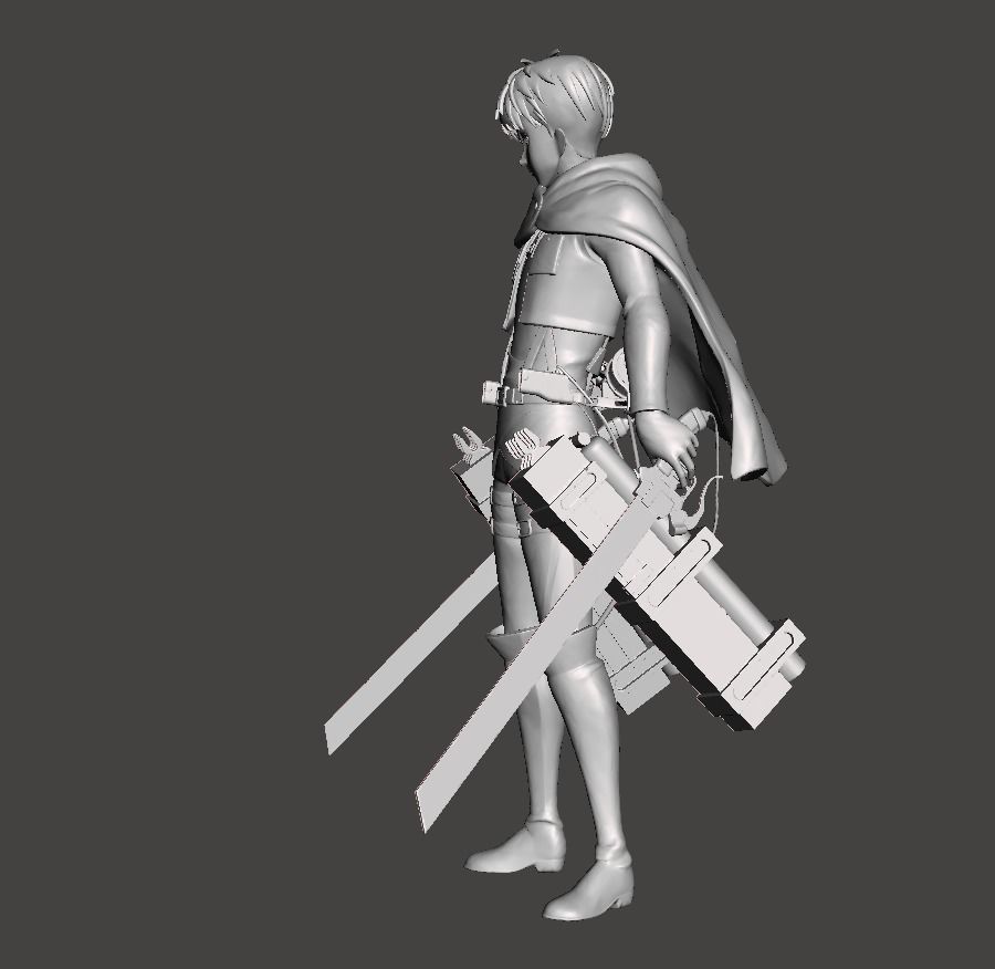 Eren Yeager Survey Corp 3D Model 3D print model_1
