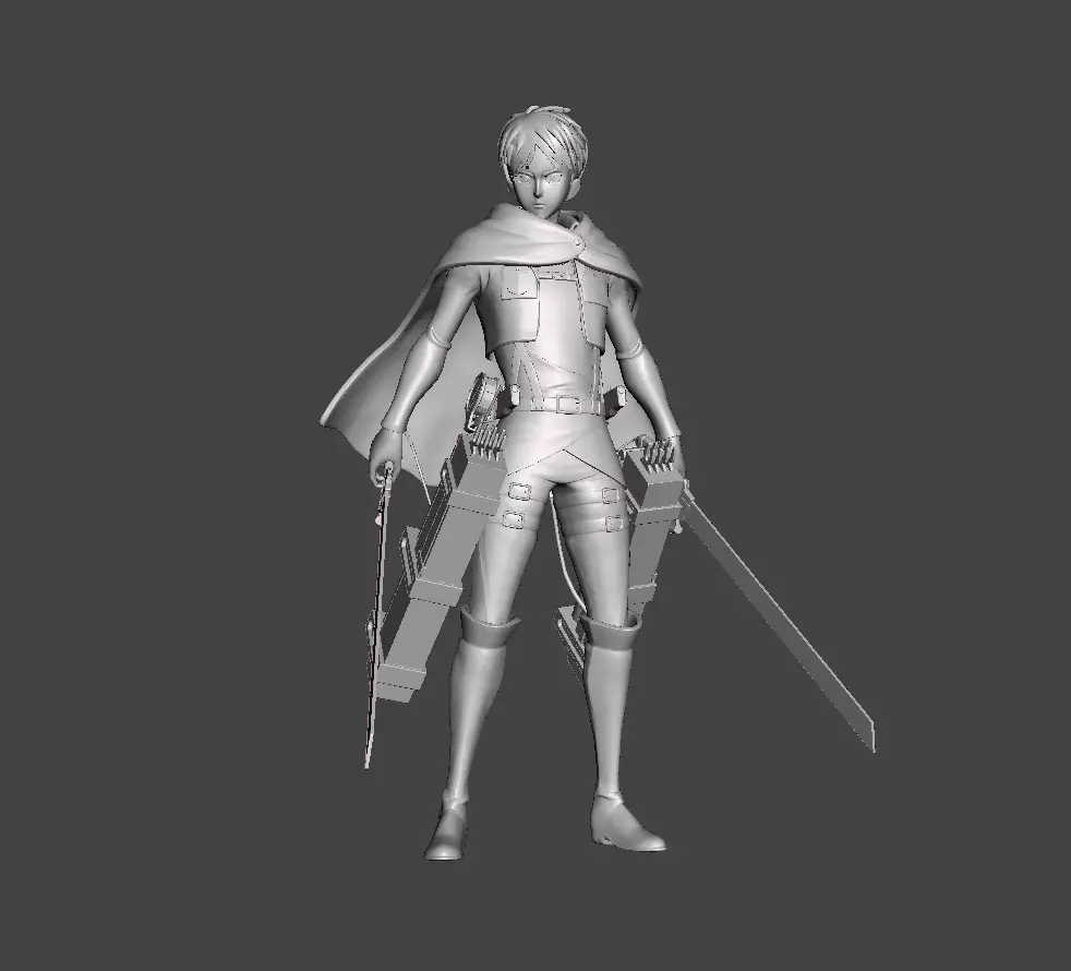 Eren Yeager Survey Corp 3D Model 3D print model_0