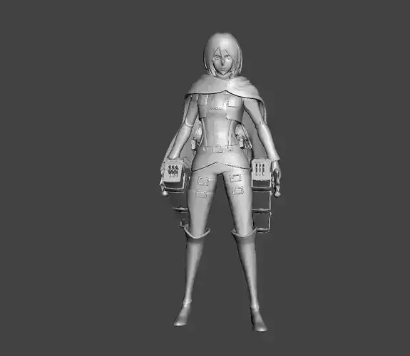 Misaka Ackerman 3D Model 3D print model