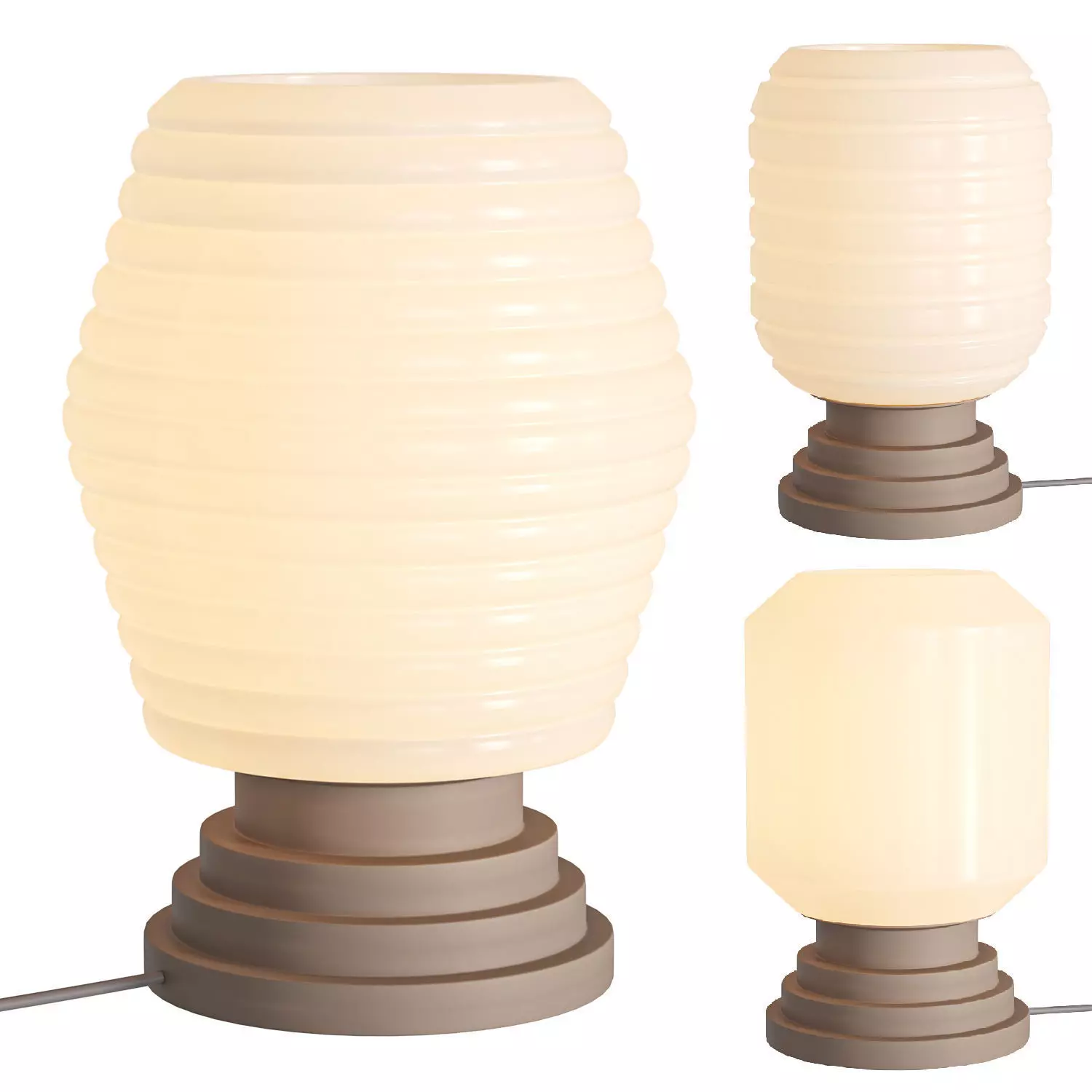 LAYERS Modern Table Lamp Modern Accent Lamp 3D model