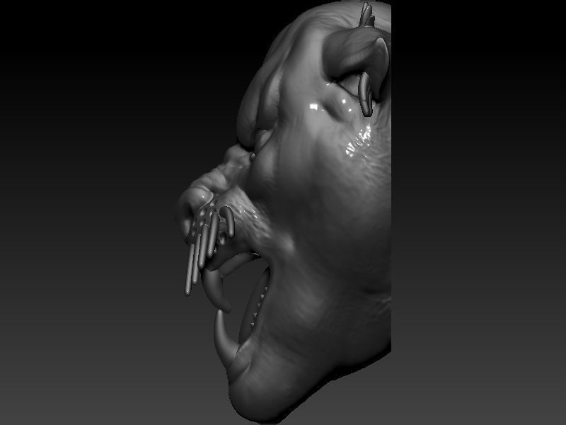 Panther Head 3D print model_1