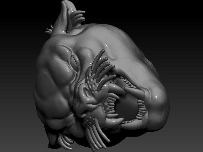 Panther Head 3D print model_6