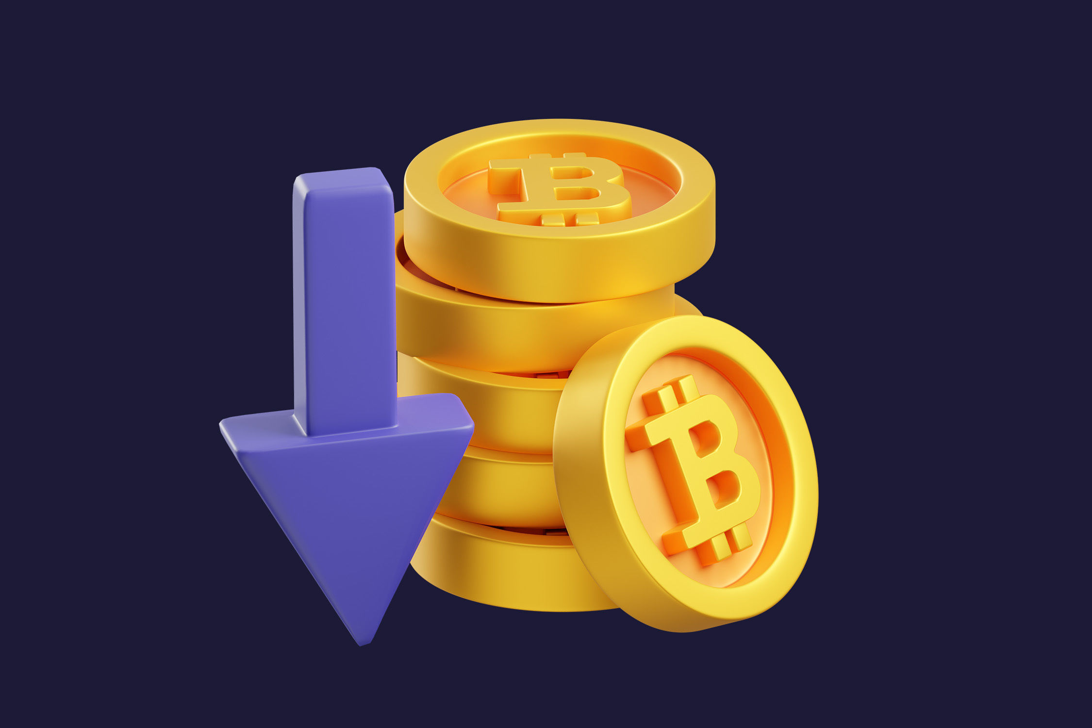 Cryptocurrency Trading 3D model_17